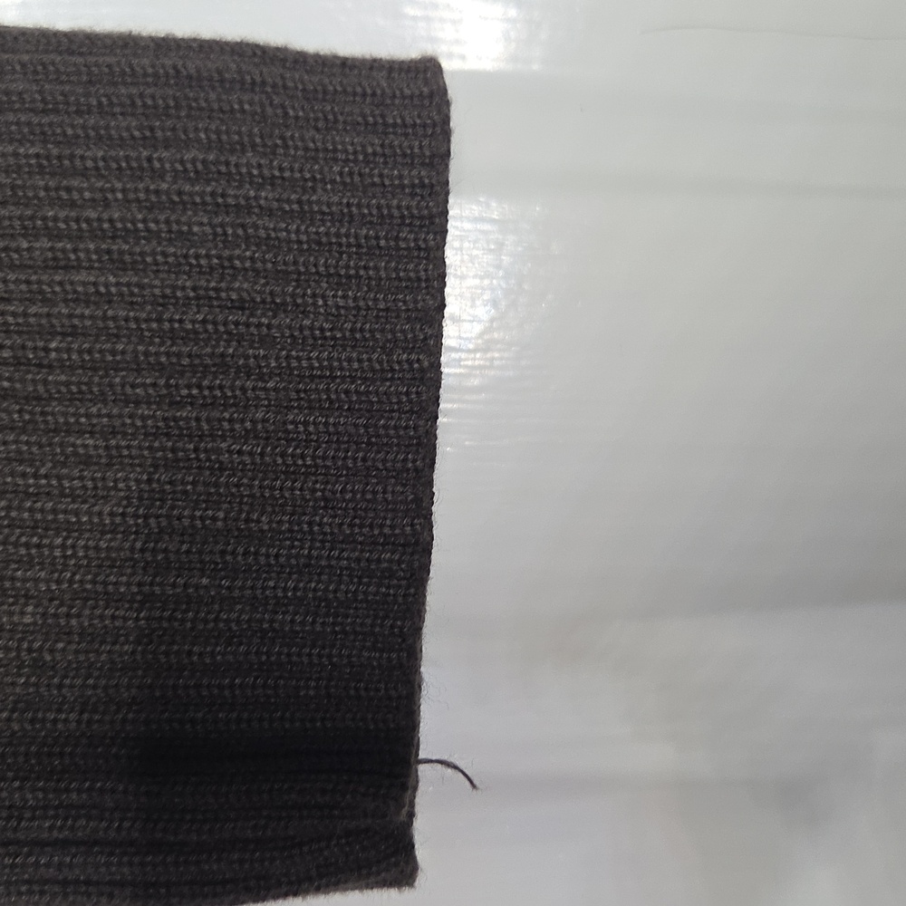 Essentials Charcoal/ Chocolate Ribbed Leggings Size M - Picture 11 of 12